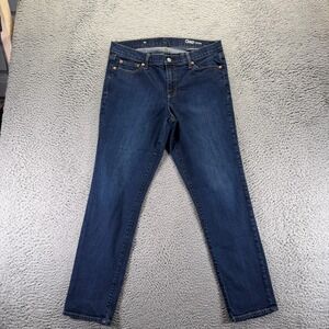 Gap 1969 Jeans Womens 32x30 Blue Cotton Denim Straight Workwear Faded Stretch